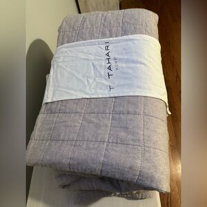 TAHARI HOME Linen Cotton KING Size Quilt